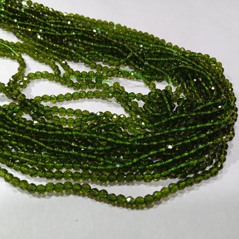Chatni Green 3mm High Quality Crystal Beads 1200 Beads