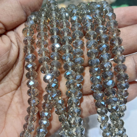 High Quality Grey Crystal Beads