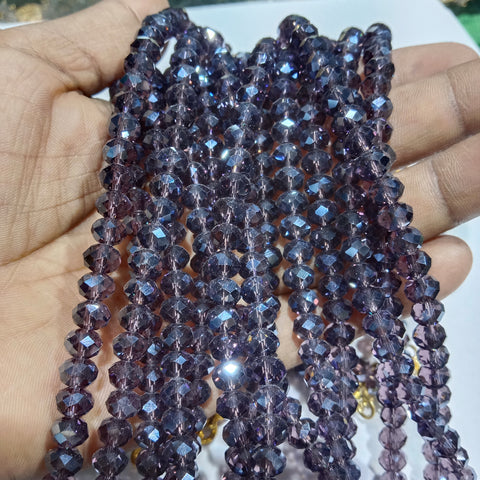 High Quality Purple Crystal Beads
