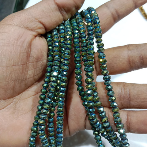 High Quality Green Crystal Beads