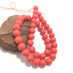 High Quality Red Opaque Pearl Beads