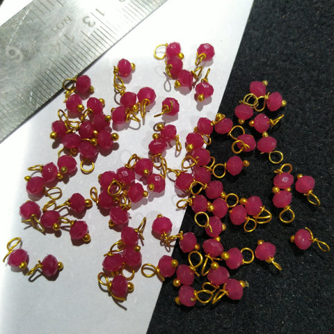 Ruby Pink Loreal Hanging Beads 300 Pieces