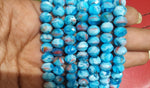 8mm Amethyst Texture Crystal Beads 30 Pcs