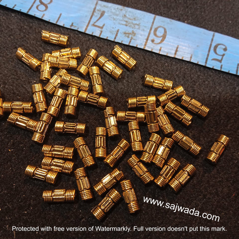 Golden Oxidize Metal Spacer Beads 150 Pcs