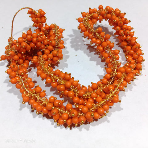 Orange Loreal Hanging Beads 700 Beads