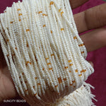 High Quality Golden Brown Seed Beads Small Size 10 Strings