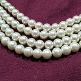 High Qulity White Metallic Pearl Beads