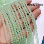 Opaque Mint Green 4mm High Quality Crystal Beads 1200pcs