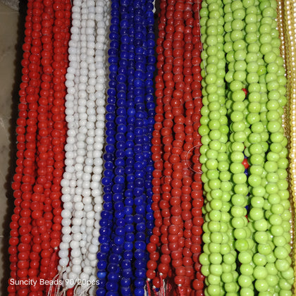 Round Glass Beads