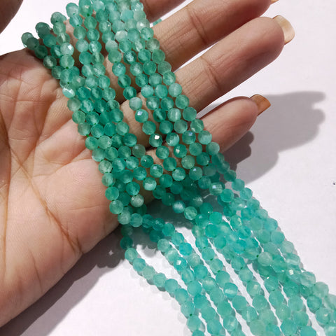 Sea Green 4mm Monalisa Beads 1 String