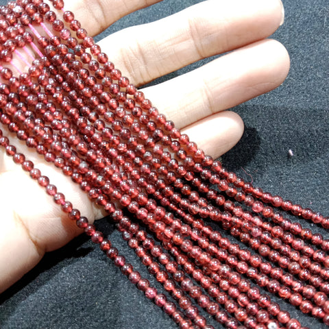 Garnett Beads 1 String