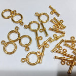Golden T Lock Fancy Metal Oxidized