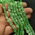 Green Uneven Tumble Beads 1 String