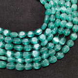 Sea Green Uneven Tumble Beads 1 String