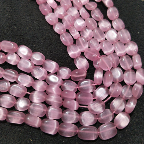 High Quality Pink Color Monalisa Glass Beads 1 String (Copy)