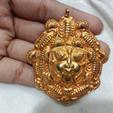 High Quality Greu Kundan Pendent  1 Pcs