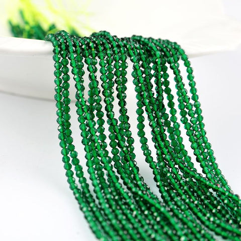 Green High Quality Hydro Crystal Beads