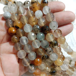 8mm Agate Beads  Transfrent Mix colour 45pcs