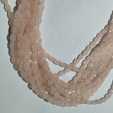 High Quality Flat Oval Opaque Crystal Beads 1 string