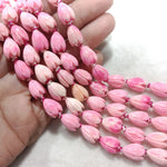 High Quality Fancy Tulip Flower Beads 23 Pcs Approx