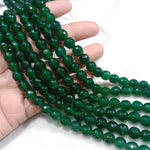 8mm Agate Beads Green 45pcs