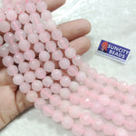 8mm Agate Beads Light Rose Quartz Colour 45pcs