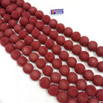 High Quality Red Velvet Beads       22 Pcs Apporx