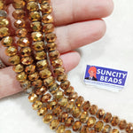 6mm LCD Colour Crystal Beads 950 Pcs Approx