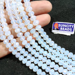 6mm White Crystal Beads 950 Pcs Approx