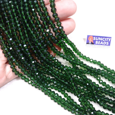 Transperent Chatani Green 4mm High Quality Crystal Beads 950pcs