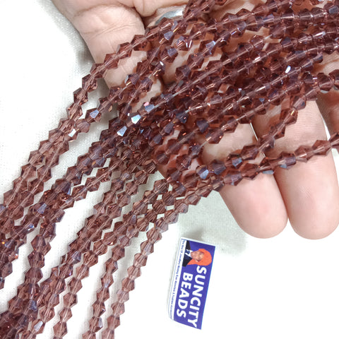 Purple 4mm Crystal Beads 1200 Beads