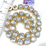 Meenakari High Quality Kundan Dabi D Shape 30 Pcs