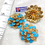 Meenakari Kundan Broach 2 Pcs