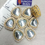 4 pcs High Quality Kundan Broach