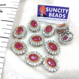 10 pcs High Quality AD Kundan broach