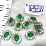 10 pcs High Quality AD Kundan broach