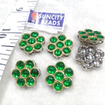 Round High Quality AD Kundan Brooch 6pcs