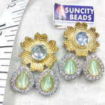 High Quality Kundan Broach 2 Piece