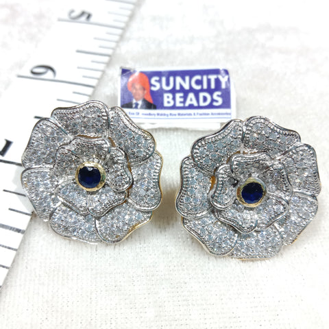 High Quality Silver AD Earring