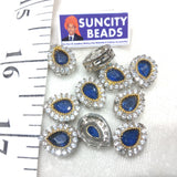 10 pcs High Quality AD Kundan broach