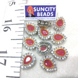 10 pcs High Quality AD Kundan broach