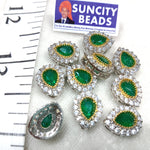 10 pcs High Quality AD Kundan broach