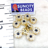 10 pcs High Quality AD Kundan broach