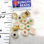 10 pcs High Quality AD Kundan broach