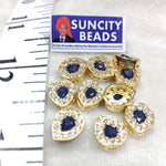 10 pcs High Quality Drop AD Kundan Broach