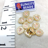 10 pcs High Quality Drop AD Kundan Broach