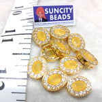 10 pcs High Quality Oval AD Kundan Broach