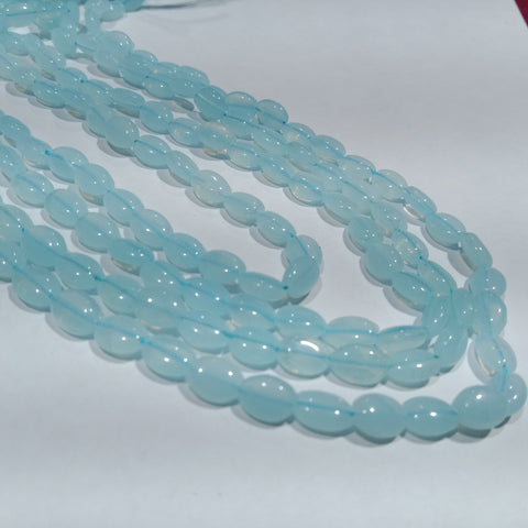 6mm Oval Glass Beads