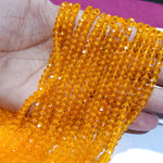 Transparent Mango Orenge 4mm Crystal Beads 1200 Beads