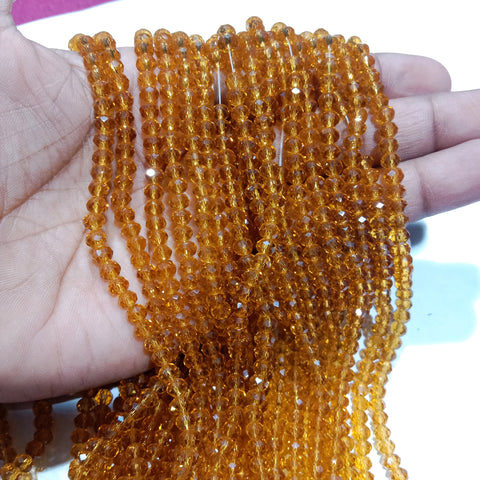 Brown 4mm Crystal Beads 1200 Beads